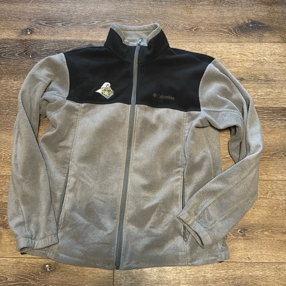 Columbia Purdue fleece zip large